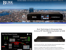 Tablet Screenshot of burk.com